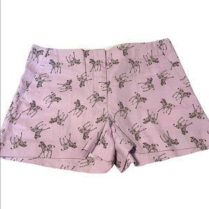 J CREW Girls Zebra Chino Shorts